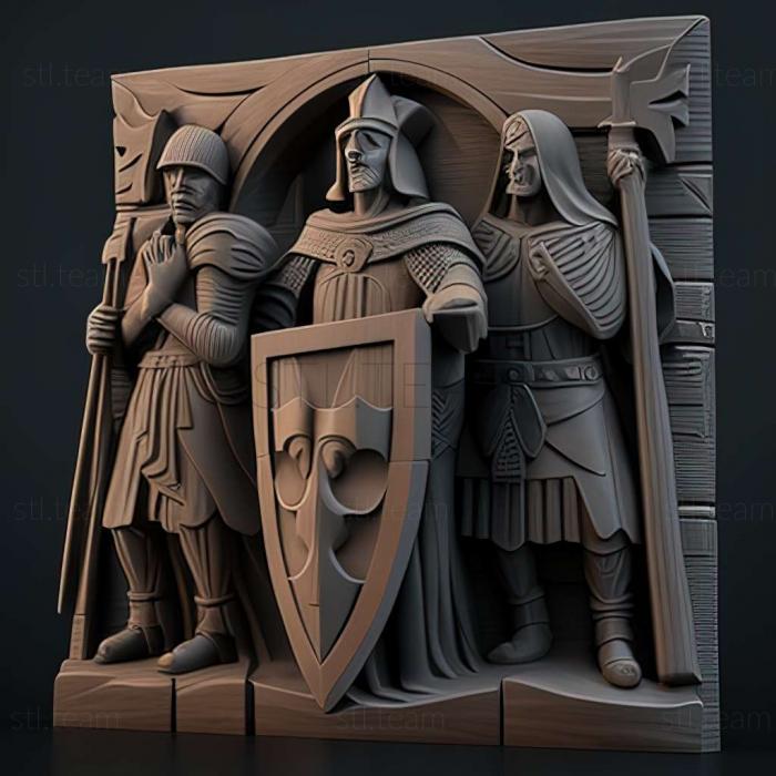 3D модель Гра лицарі храму 2 (STL)